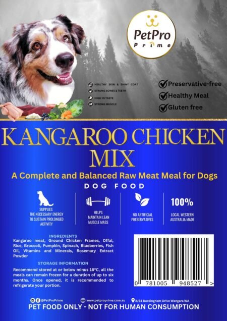 Kangaroo & Chicken Mix (Fully Complete & Balanced Meal )