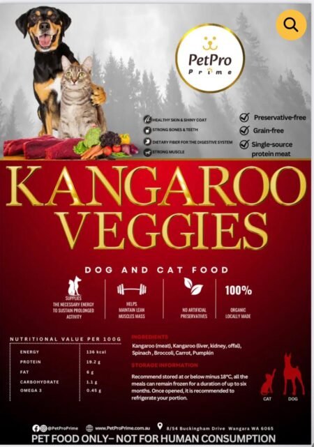 Kangaroo & Veggies
