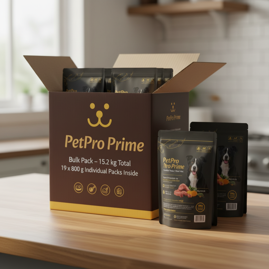 PetPro Prime – 15.2 kg Bulk Box (19 x 800 g Packs) PetPro Prime – 15.2 kg Bulk Box (19 x 800 g Packs)
